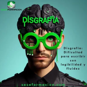 Disgrafía: Dificultad para escribir con legibilidad y fluidez